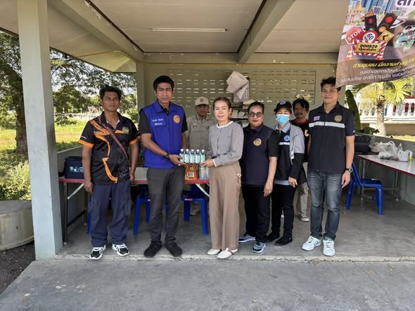 เข้าตรวจเยี่ยมด่านชุมชนตำบลสายทอง ในช่วงเทศกาลปีใหม่ ประจำปี 2569