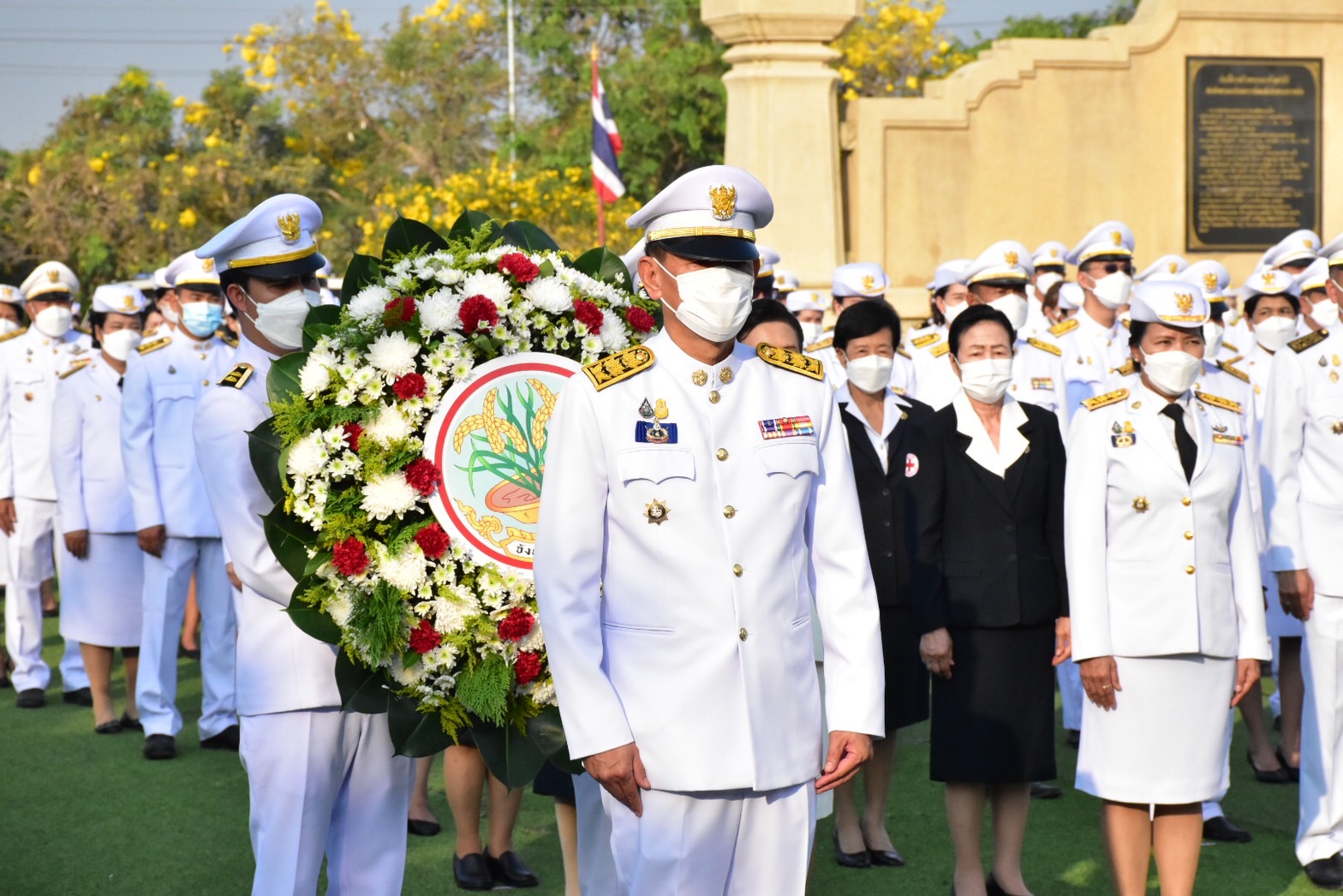 ร่วมงานรัฐพิธีวันคล้ายวันสวรรคตของสมเด็จพระนเรศวรมหาราช