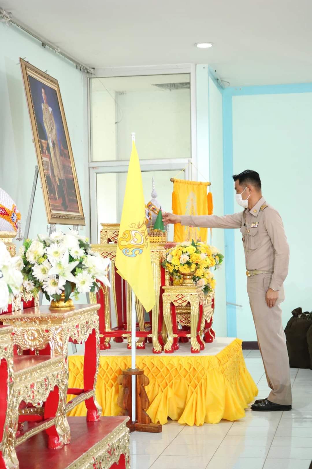 รับมอบสิ่งของพระราชทานมูลนิธิราชประชานุเคราะห์ ในพระบรมราชูปถัมภ์